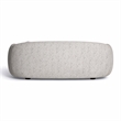 Pemberly Row Contemporary Upholstered Black and White Woven Fabric Sofa
