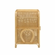 Pemberly Row Modern / Contemporary Natural Rattan Nightstand