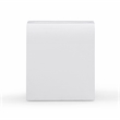 Pemberly Row Modern / Contemporary Hump White Finish Side Table