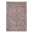 Pemberly Row Transitional Blush Tone 8' x 10' Cotton Area Rug