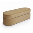 Pemberly Row Handmade Modern / Contemporary Honey Velvet Bench