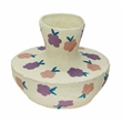 Pemberly Row Transitional Cotton Mache Vase in Spring Blossoms