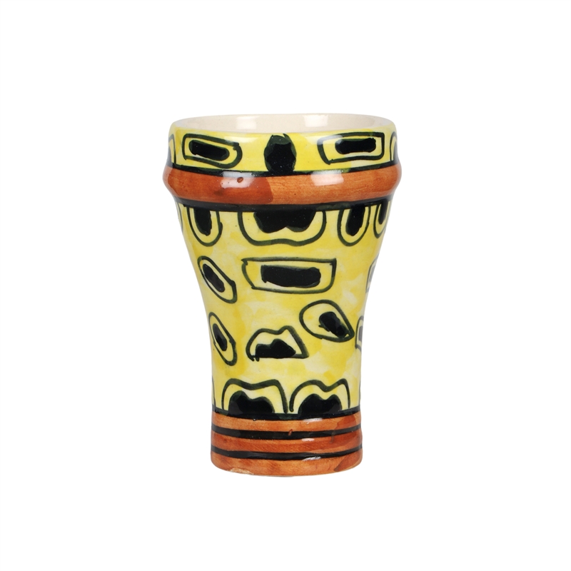 Pemberly Row Transitional 'Flirty' Ceramic Glasses - Set of 4