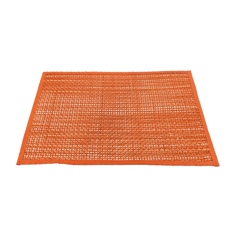 Pemberly Row Transitional Terracotta Seagrass Placemat - Set of 4
