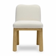 Pemberly Row Forest Green Performance Basketweave Fabric Dining Chair