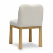 Pemberly Row Forest Green Performance Basketweave Fabric Dining Chair