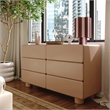 Pemberly Row Handmade Modern / Contemporary Taupe 6-Drawer Dresser