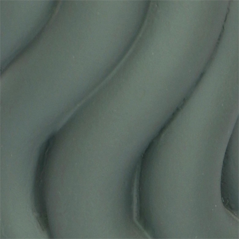 Pemberly Row Decorative Transitional Green Matte Concrete Vase