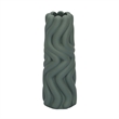 Pemberly Row Decorative Transitional Green Matte Concrete Vase