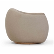 Pemberly Row Modern / Contemporary Light Brown Boucle Swivel Chair