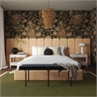 Pemberly Row Contemporary Honey Velvet Wings - Queen or King (Set of 2)