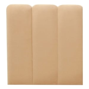 Pemberly Row Contemporary Honey Velvet Wings - Queen or King (Set of 2)