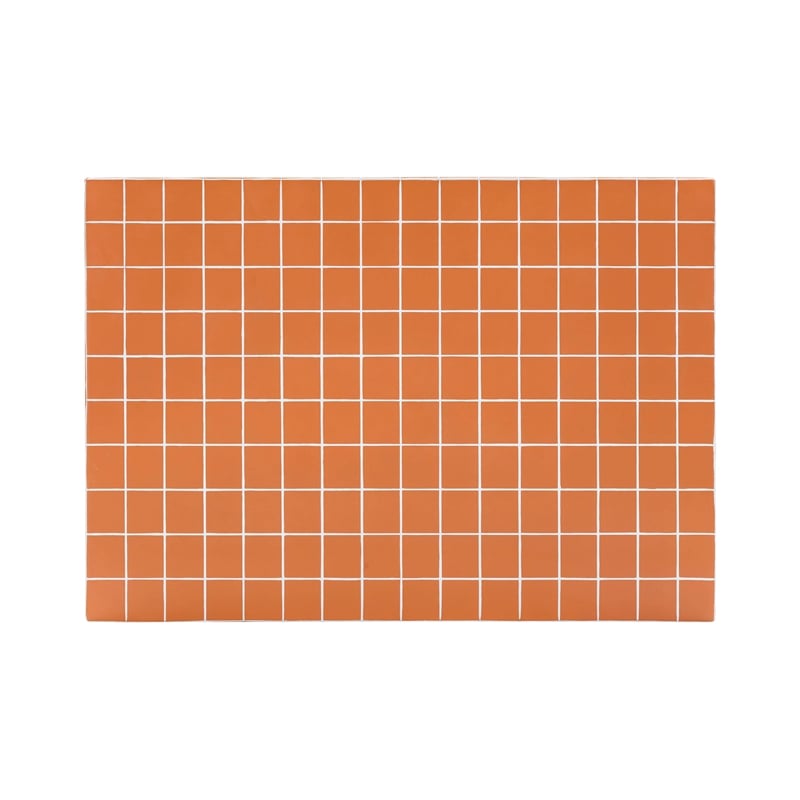 Pemberly Row Brick Orange Tile Indoor / Outdoor Coffee Table