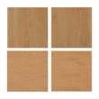 Pemberly Row Contemporary Birdseye Maple 2-Drawer Nightstand