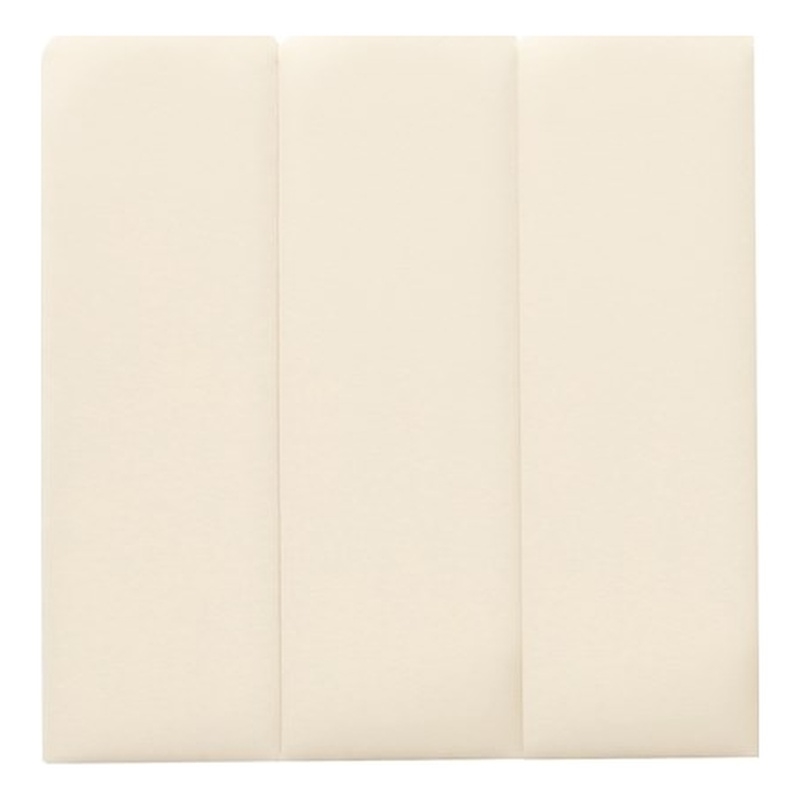 Pemberly Row Contemporary Cream Boucle Wings - Queen or King (Set of 2)