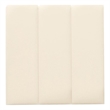 Pemberly Row Contemporary Cream Boucle Wings - Queen or King (Set of 2)