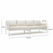 Pemberly Row Handmade Modern / Contemporary Cream Outdoor 110