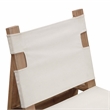 Pemberly Row Contemporary Cream Outdoor Dining Chair - Set of 2