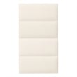 Pemberly Row Contemporary Cream Boucle Queen Wings (Set of 2)