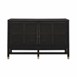 Pemberly Row Handmade Modern Coastal Charcoal Woven Rattan Buffet