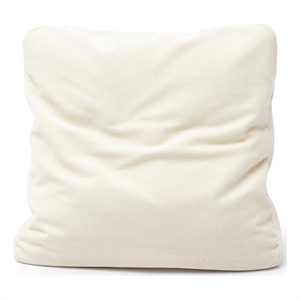 Pemberly Row Cream Chenille 24 x 24 inch Square Floppy Pillow
