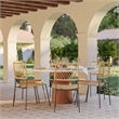 Pemberly Row Travertine Concrete Indoor / Outdoor 54