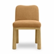 Pemberly Row Modern / Contemporary Cognac Velvet Oak Dining Chair