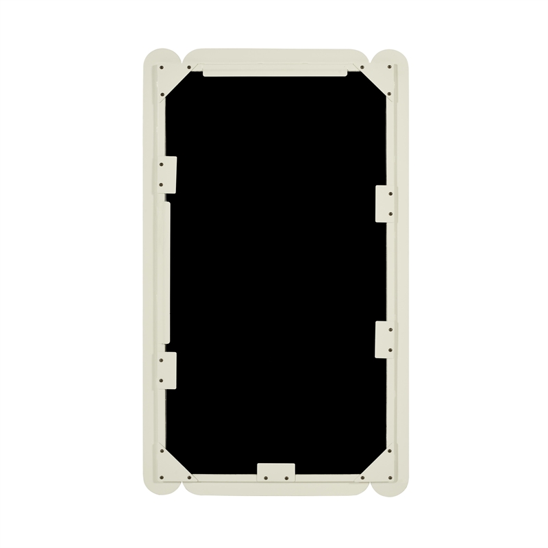 Pemberly Row Contemporary Cream Linen Right-Arm Facing Sectional