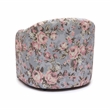Pemberly Row Traditional Spring Floral Print Tasseled Lounge Chair