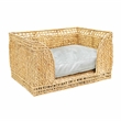 Pemberly Row Modern / Contemporary Natural Rattan Small Pet Bed