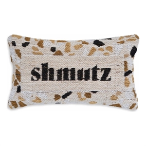 Pemberly Row Handmade Contemporary Jacquard Cotton Pillow - 15&quotW x 4.5&quotD x 9&quotH