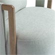 Pemberly Row Contemporary Mint Green Textured Weave Swivel Chair