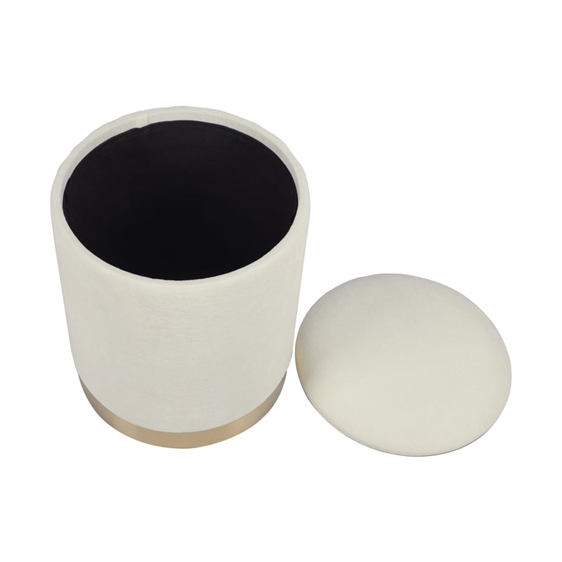 Pemberly Row Contemporary Black Channel Tufted Velvet Storage Bench