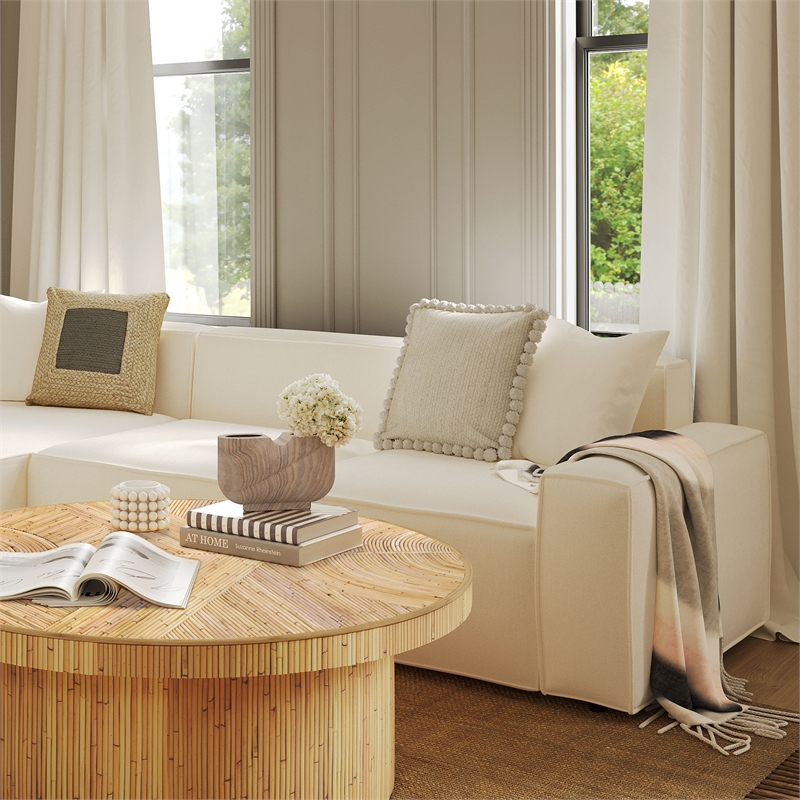 Pemberly Row Handmade Transitional Rainbow Stone Novelty Vase