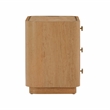 Pemberly Row Handmade Contemporary Natural Birdseye Maple Nightstand