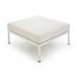 Pemberly Row Handmade Modern / Contemporary Cream Outdoor Ottoman