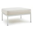 Pemberly Row Handmade Modern / Contemporary Cream Outdoor Ottoman