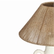 Pemberly Row Transitional Natural & White Ceramic Table Lamp