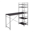 Pemberly Row Computer Desk Home Office Laptop Storage Shelves 48