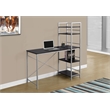 Pemberly Row Computer Desk Home Office Laptop Storage Shelves 48