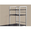 Pemberly Row Computer Desk Home Office Laptop Storage Shelves 48