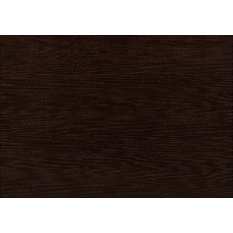 Pemberly Row Corner Computer Desk Home Office L-Shape Metal Brown Grey