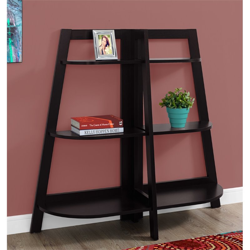 Pemberly Row Bookshelf Bookcase Etagere 3-Tier 48