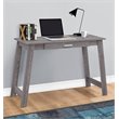 Pemberly Row Computer Desk Home Office Laptop Storage Drawers Laminate Grey