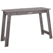 Pemberly Row Computer Desk Home Office Laptop Storage Drawers Laminate Grey