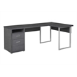Pemberly Row Corner Computer Desk Home Office 80