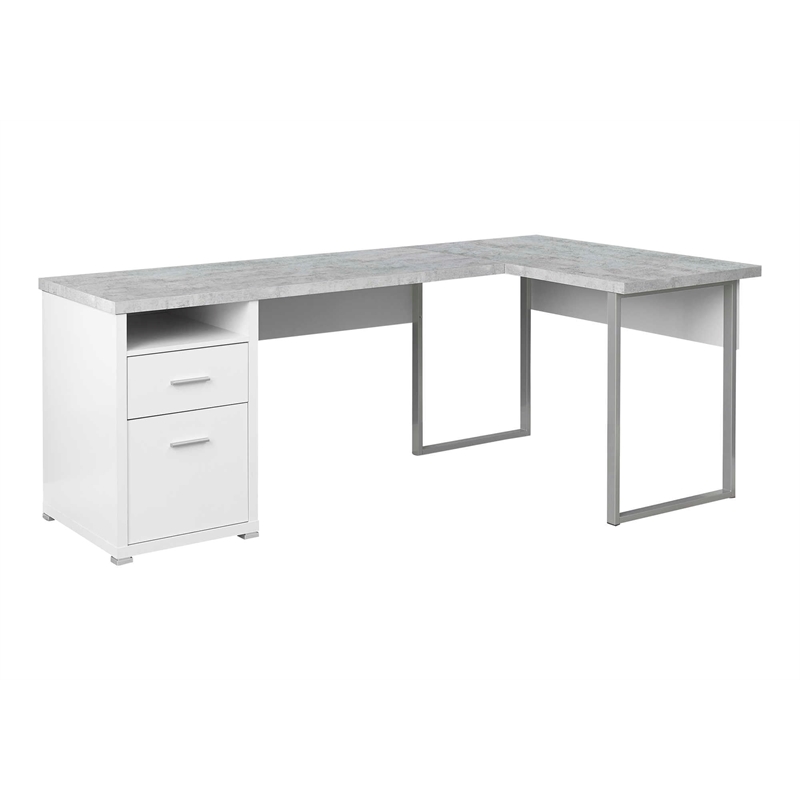 Pemberly Row Corner Computer Desk Home Office 80