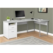 Pemberly Row Corner Computer Desk Home Office 80