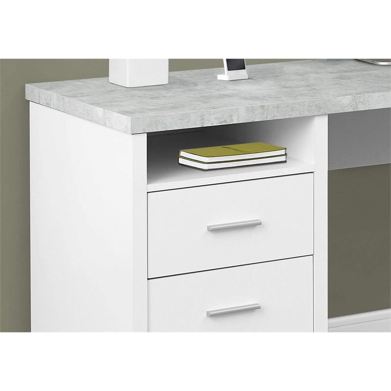 Pemberly Row Corner Computer Desk Home Office 80