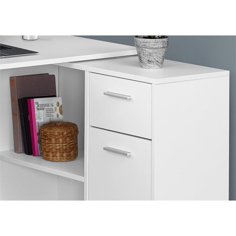 Pemberly Row Corner Computer Desk Home Office 46